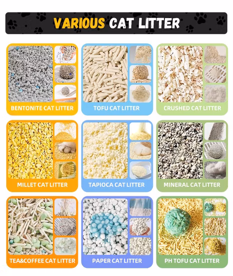 Múltiplos aromas e tamanhos personalizados pelo OEM A ninhada de tofu para gatos se aglomera rapidamente