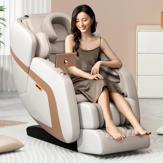 Rótulo personalizado OEM Atacado Luxo Automático Elétrico Luxo Ghe Massagem Família Cuidados De Saúde Cadeira De Massagem 3D Gravidade Zero 4D